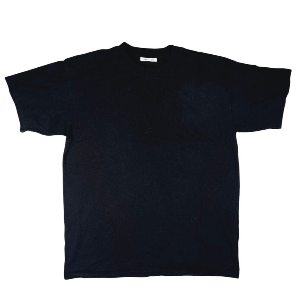 John Elliott Men's Black Short Sleeve Crew Neck Basic T Shirt Tee Top Size M